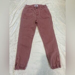 Paige Jeans Mayslie Jogger in Vintage Ash Rose Pink